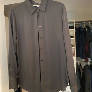 Vince Slim Silk Blouse